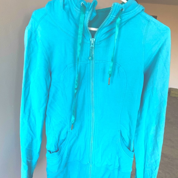 Lululemon TEAL DAILY PRACTICE JACKET - Picture 1 of 3